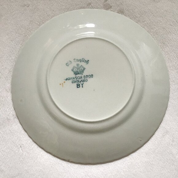 Vintage Old Staffordshire Johnson Bros England MARLOW Dessert Plate #4 - Picture 2 of 6